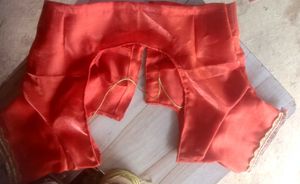 Orange Sari Blouse