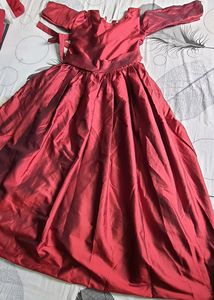 Maroon Gown