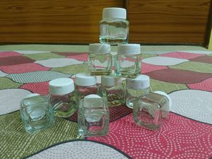 Beautiful Glass Bottle For Storing Colours