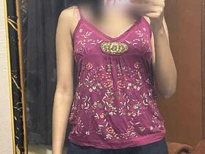 Floral Embroidered Tank Top