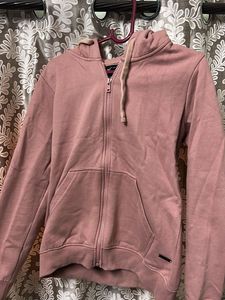 Pink Zip-Up Hoodie
