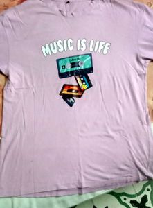 Music is Life Graphic Tee