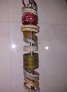 49 Bangles+ Bracelet+ Kada Necklace