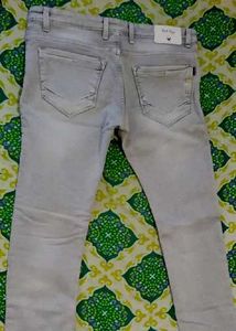 Gray Denim Jeans