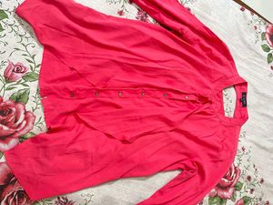 Shirt Style Top For Office Wear