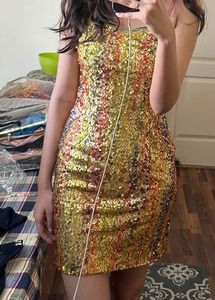 Sparkling Sequin Tube Dress