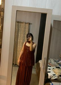 Partywear Kurti Sharara Set🎀🐬❤️
