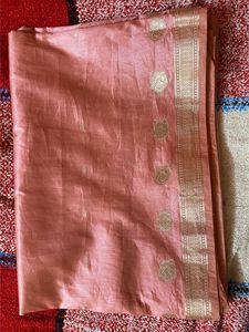 Pink Semi Silk Saree