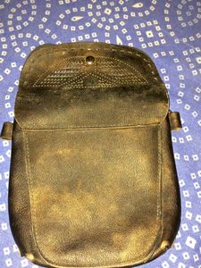 Mini Black Leather Purse And Hair Accessories Free