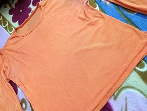 Elegant Orange Dress