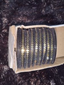 Black &amp; Gold Bangle Set