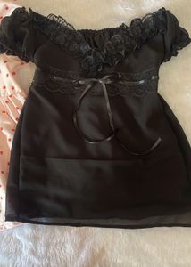 Pinterest dark core babydoll top🖤✨