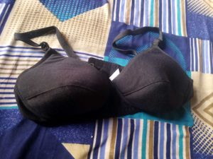 Black Padded Bra