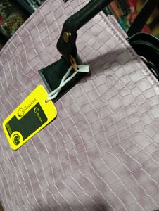 Chic Croc-Embossed Tote Bag