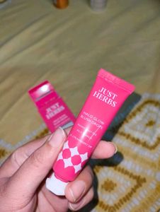 Just Herbs Halo Glow Blush, 05-Strawberry dip