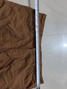 Brown Casual Pants