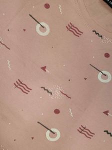 Pink Patterned T-Shirt