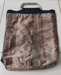 Unique Striped Handle Bag