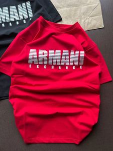 Armani Exchange Red Tee
