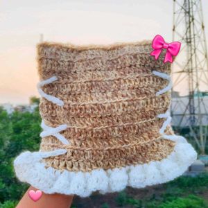 Handmade Crochet Cat Ear Beanie