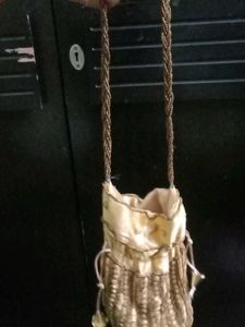 Golden Beaded Potli Bag