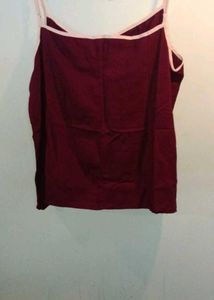Burgundy night suit- Tokyo Talkies