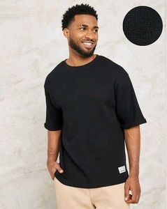 Styli Men's Black T-Shirt, L Size