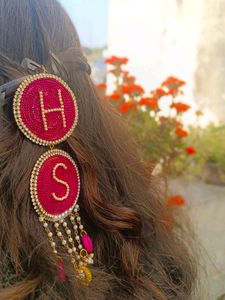Bridal Text Hair Accessories