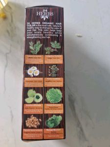 24 Herbs Organic Dark Brown Hair Color