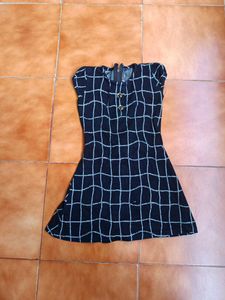 Checkered Casual Dress