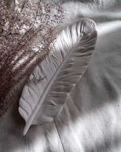 Feather Shaped Decorative Tray