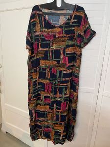 Abstract Print Dress