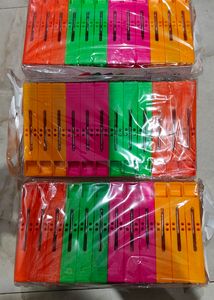 Permanent Plastic Pegs - 3 Packs