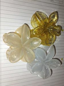 Flower Hair Claw Clips