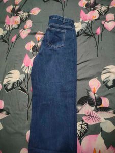 Dark Blue Denim Jeans in baggy style