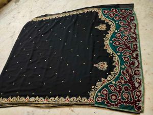 Black 🖤 Saree With Beautiful 😍 Work