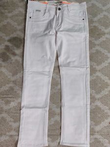 Diesel White Denim Jeans Size- 30