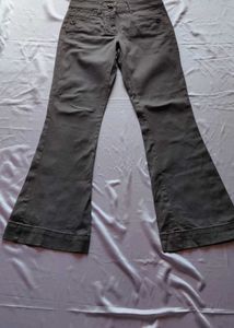 Bell Bottom Grey Pant