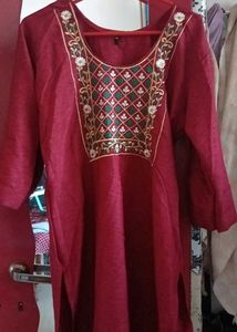 Elegant Embroidered Kurta