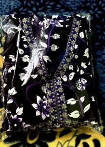 Floral Embroidered Kurti Top