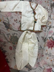 Boys&#39; Cream Dhoti Pants