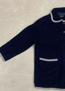 Navy Blue Korean Blazer