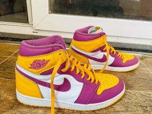 Nike Air Jordan 1 UK 9 Retro HighOG lakers edition