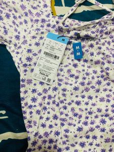 Floral Print Mini Dress 💜
