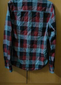 Red &amp; Grey Checkered Shirt ( Used twice only)