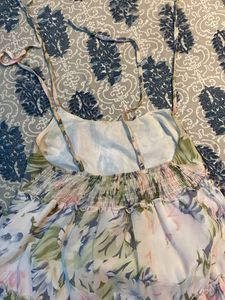 Floral Tiered Mini Dress