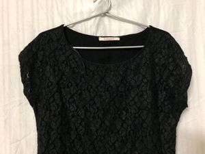 Black Lace Top For Women