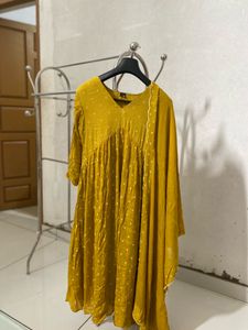 Mustard Yellow Kurti