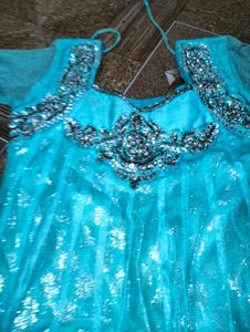 Kids Triple Layered Anarkali Dupatta &amp; Pant