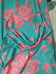 Floral sleeveless maxi dress